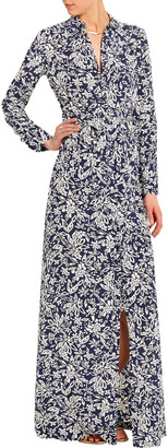 Diane von Furstenberg Amina printed silk-crepe maxi dress