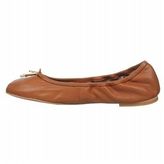 Thumbnail for your product : Sam Edelman Felicia Ballet Flat Saddle Chocolate Brown Leather logo charm NEW