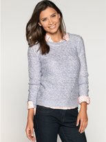 Thumbnail for your product : M&Co Cross stitch jumper