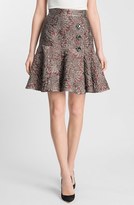 Thumbnail for your product : Dolce & Gabbana Jewel Button Flared Brocade Skirt