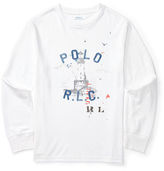 Thumbnail for your product : Ralph Lauren Cotton Long-Sleeve Graphic Tee