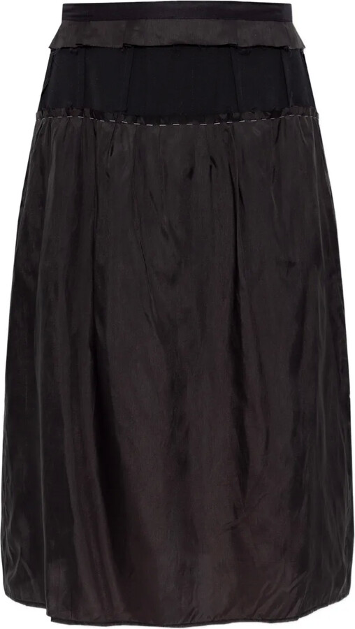 Maison Margiela Ruffled Midi Skirt