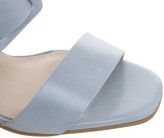 Thumbnail for your product : Office Honest Buckle Strap Block Heels Pale Blue Leather