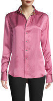Thumbnail for your product : Robert Graham Carrie Silk-Blend Contrast Cuff Shirt