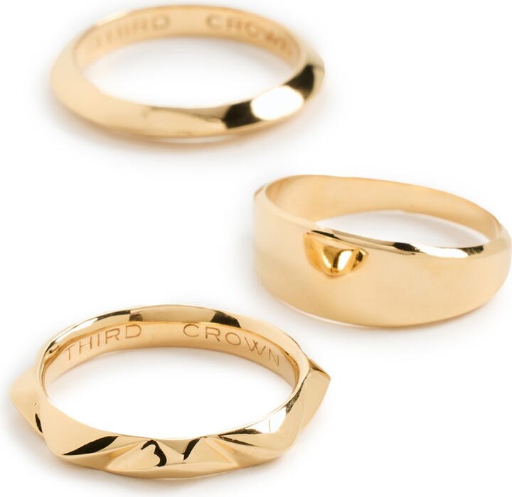 THIRD CROWN Prizm Ring Set