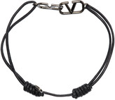Thumbnail for your product : Valentino Garavani Garavani Black Garavani VLogo Bracelet