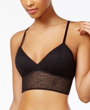 black longline bralette