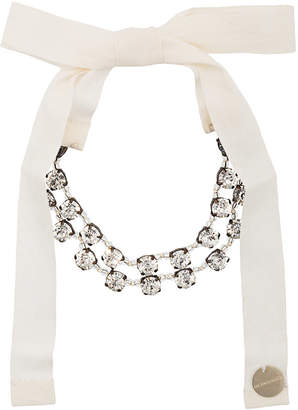 Ann Demeulemeester embellished bow tie bracelet