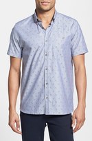 Thumbnail for your product : Ted Baker 'RIPITUP' Trim Fit Floral Jacquard Sport Shirt