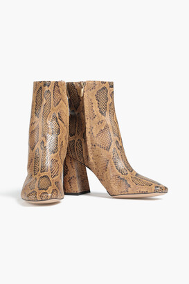 Sam Edelman Codie snake-effect leather ankle boots