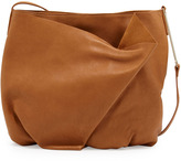 Thumbnail for your product : Halston Folded-Front Hobo Bag, Toffee