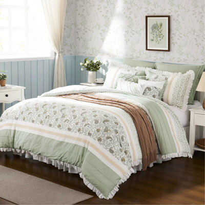 TUOXIN 9 Cotton Comforter For Queen, Breathable Sleep Queen Bed, Made Of