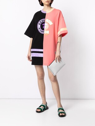 AAPE BY *A BATHING APE® colour block T-shirt dress