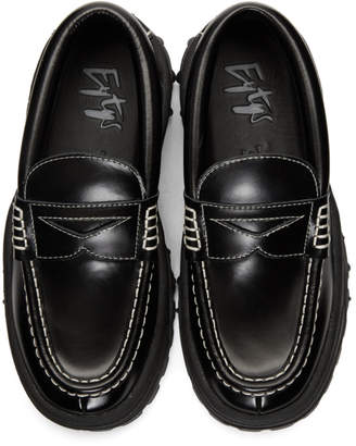 Eytys Black Leather Angelo Loafers