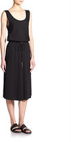 Thumbnail for your product : Helmut Lang Drawstring-Waist Stretch Jersey Dress