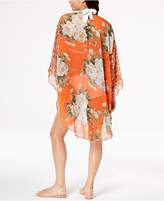 Thumbnail for your product : Cejon Floral Crinkle-Chiffon Kimono & Cover-Up