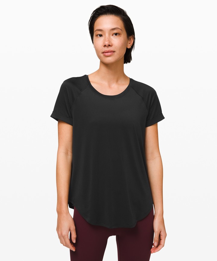 lululemon tie back tee