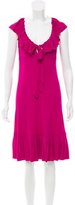 Thumbnail for your product : Diane von Furstenberg Baila Ruffle-Accented Dress w/ Tags