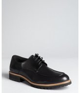 Thumbnail for your product : Kenneth Cole Reaction black leather and synthetic 'Act Now' heavily treaded lace-up oxfords