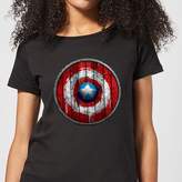 Thumbnail for your product : Marvel Captain America Wooden Shield Women's T-Shirt