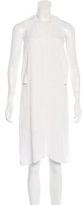 Helmut Lang Textured Midi Dress