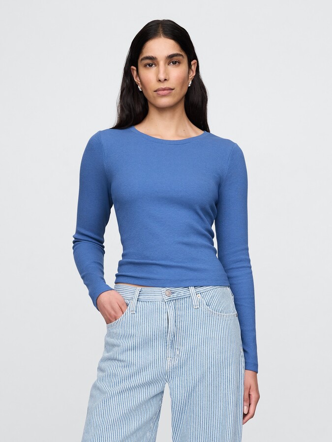 Gap Modern Rib Crop T-Shirt