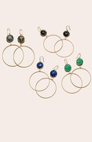 Thumbnail for your product : Lana 'Noir' Frontal Hoop Earrings