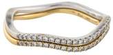 Thumbnail for your product : Bony Levy 18K Diamond Wavy Stack Bands