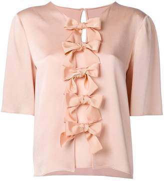 Fendi bow blouse