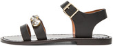 Thumbnail for your product : Marni Embellished Leather Strappy Sandals