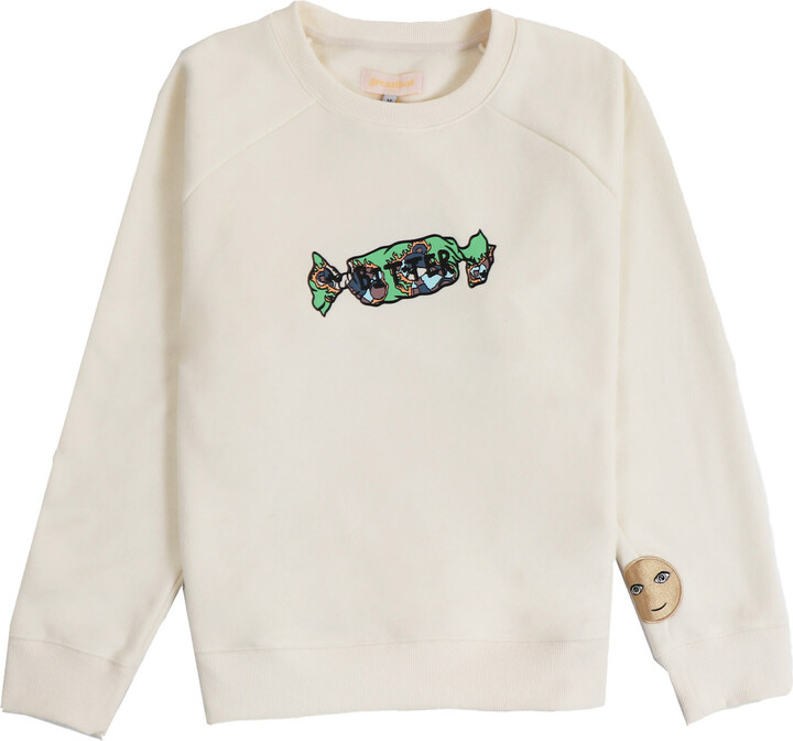 Greatfool Neutrals / Green / Black Bitter Sweet Raglan Sweater