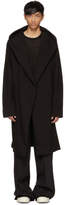 Thumbnail for your product : Rick Owens Black Spa Robe Cardigan