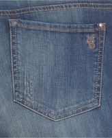 Thumbnail for your product : Jessica Simpson Plus Size Forever Cropped Distressed Jeans, Blueshine Wash