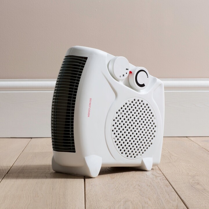 Dunelm 2000W Flat Fan Heater White - ShopStyle Toasters & Cookers