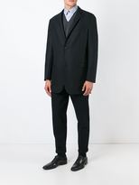 Thumbnail for your product : Lanvin long blazer - men - Cupro/Wool - 48