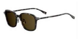 HUGO BOSS Brown Lens Havana Square Sunglasses 0909S One Size Assorted-Pre-Pack