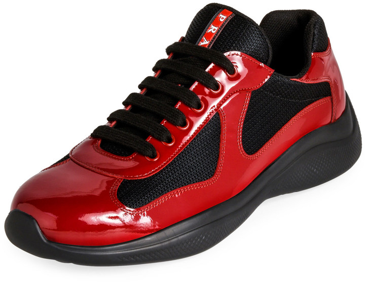 prada shoes patent leather