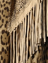 Thumbnail for your product : Simonetta Ravizza Fringed Suede Lace Shawl