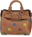 burberry baby belt warrior printed leather tophandle bag
