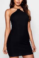 Thumbnail for your product : boohoo Petite Rib Strappy Bodycon Dress