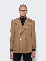 Thumbnail for your product : Gucci Classic Double-breasted Blazer Camel
