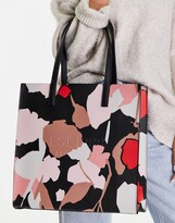 Thumbnail for your product : Ted Baker Milycon floral flood large icon bag in black