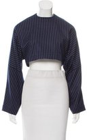 Thumbnail for your product : SOLACE London Striped Crop Top