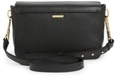 Thumbnail for your product : Louise et Cie 'Small Alis' Leather Crossbody Bag - Black