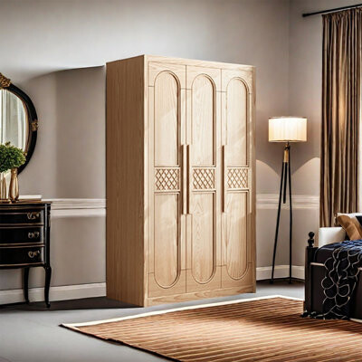 Parttlion European style bedroom simple wardrobe