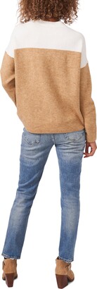 Vince Camuto Extend Shoulder Colorblock Sweater