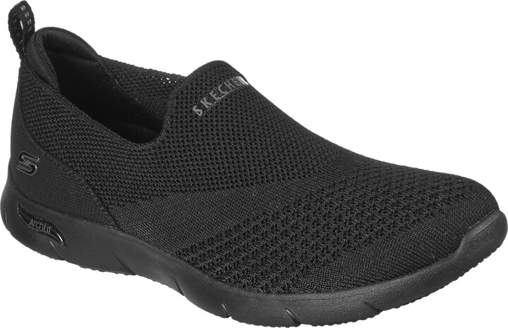 Moonker Womens Athletic Support Walking Shoes Arch Support Sneakers Ladies Woven Mesh Breathable Casual Casual Shoes