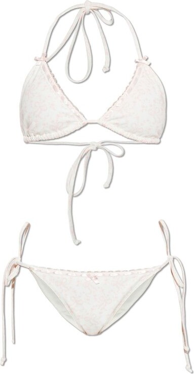 LoveShackFancy Harbor Tie-Side Bikini