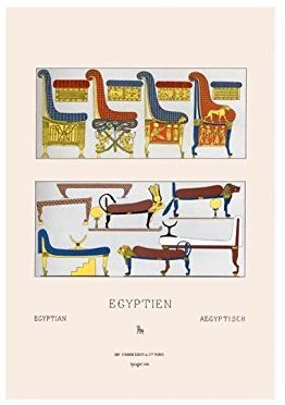 Buyenlarge "Egyptian Furniture - Beds, Couches, And Thrones" Print (Unframed Paper Print 20x30)