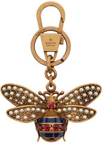 Thumbnail for your product : Gucci Multicolor Jewelled Bee Keychain